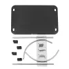 Techly reguleeritav jalatoend ICA-FR 13, must, ABS sünteetika, 430 mm, 280 mm, 1,24 kg