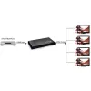 Techly Splitter HDMI 4-suunaline 4K*2K IDATA HDMI-4K4, HDMI, 4x HDMI, 1x HDMI F, 4096 x 2160 pikslit, Must, 36 bitti