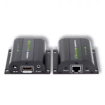 Techly HDMI-pikendaja Full HD kaabli Cat.5E / 6 / 6A / 7 kaudu max 60m Autoregulated IDATA EXT-E70I