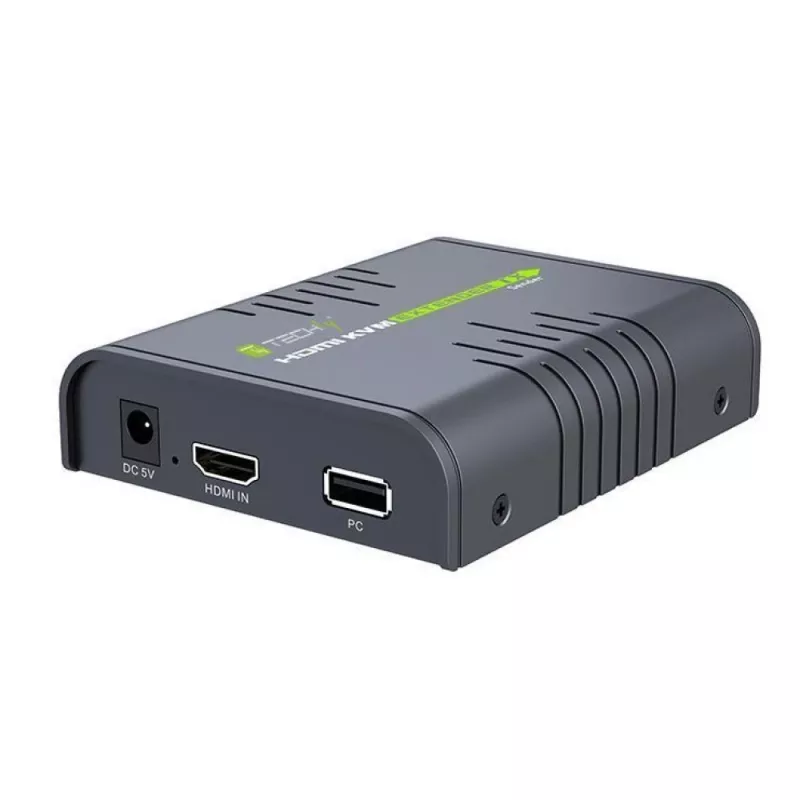 Techly IDATA HDMI-KVM2 KVM-pikendaja Saatja ja vastuvõtja