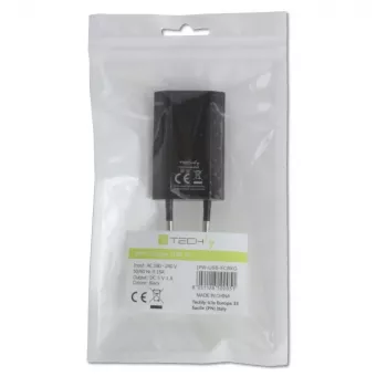 Techly Compact Charger USB 1A European Plug Must