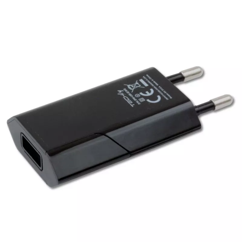 Techly Compact Charger USB 1A European Plug Must