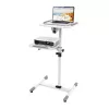 Techly Universal Trolley for Notebook / Projector, Valge ICA-TB TPM-6