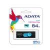 ADATA UV320 USB-mälupulk 64 GB USB Type-A 3.2 Gen 1 (3.1 Gen 1) Must, Sinine
