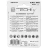 Techly Blister 4 patareid High Power Mini Stilo AAA leelispatarei LR03 1,5V IBT-KAL-LR03T