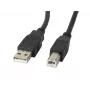 LANBERG USB-kaabel USB 2.0 USB B - 3 m must