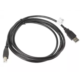 USB 2.0 kaabel LANBERG CA-USBA-10CC-0018-BK — 1,8 m, USB A (isane) – USB B (isane), must