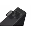 iBox Orcus X14 Midi Tower arvutikorpus, ATX/Micro ATX/ITX, külgaken, 2x 120 mm punase taustvalgusega ventilaatorit, 3x 3,5 tolli, 2x 2,5 tolli, 1x 5,25 tolli sektsioonid, USB 3.0, must