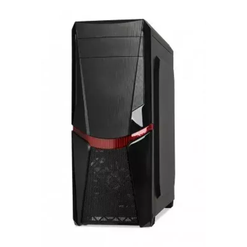 iBox Orcus X14 Midi Tower arvutikorpus, ATX/Micro ATX/ITX, külgaken, 2x 120 mm punase taustvalgusega ventilaatorit, 3x 3,5 tolli, 2x 2,5 tolli, 1x 5,25 tolli sektsioonid, USB 3.0, must