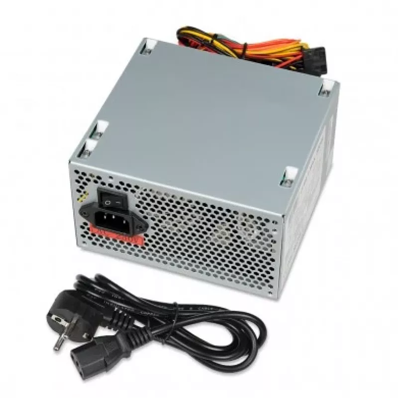 IBOX Cube Ii toiteplokk Unit 500 W 20+4 Pin ATX ATX Hõbedane