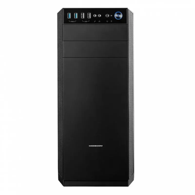 PC korpus MODECOM Oberon Pro Midi Torn – Must, ATX/ITX/Micro ATX, karastatud klaas, kuni 395 mm GPU