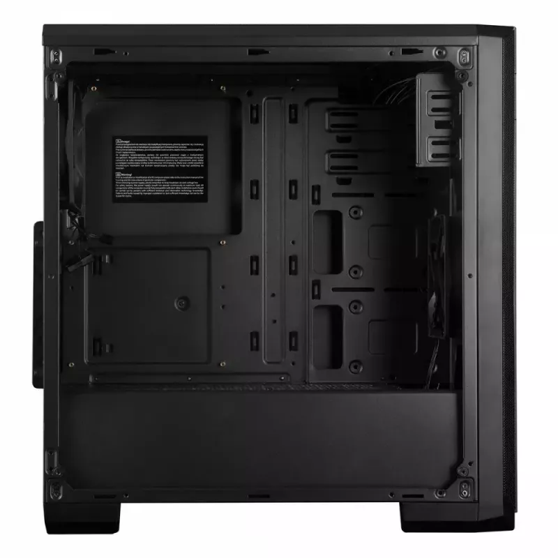 PC korpus MODECOM Oberon Pro Midi Torn – Must, ATX/ITX/Micro ATX, karastatud klaas, kuni 395 mm GPU
