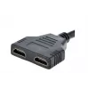 HDMI-kaabel Gembird DSP-2PH4-04 — HDMI-tüüp A-pistik 2× HDMI-tüüp A emaseni, must, sirged pistikud