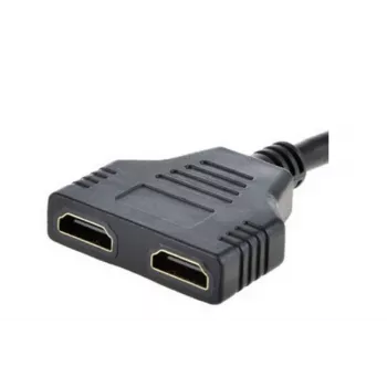 HDMI-kaabel Gembird DSP-2PH4-04 — HDMI-tüüp A-pistik 2× HDMI-tüüp A emaseni, must, sirged pistikud