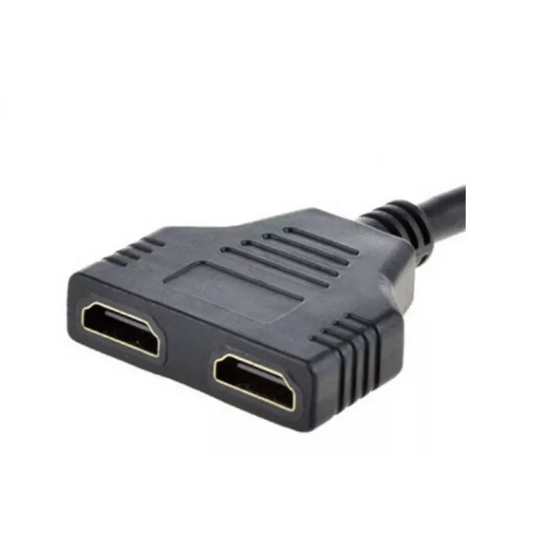 HDMI-kaabel Gembird DSP-2PH4-04 — HDMI-tüüp A-pistik 2× HDMI-tüüp A emaseni, must, sirged pistikud