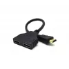 HDMI-kaabel Gembird DSP-2PH4-04 — HDMI-tüüp A-pistik 2× HDMI-tüüp A emaseni, must, sirged pistikud