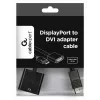 GEMBIRD DisplayPort–DVI-adapterkaabel – must