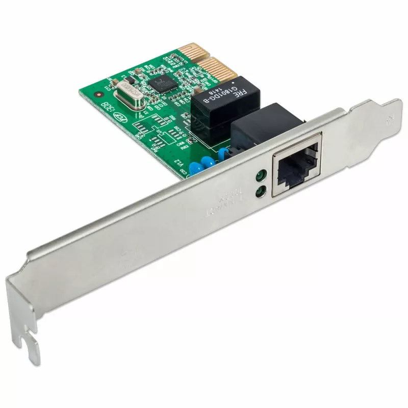 Intellinet Gigabit PCI Express võrgukaart, 10/100/1000 Mbps PCI Express RJ45 Ethernet kaart