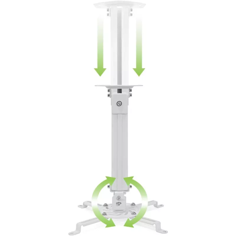 Techly projektori laetoenduse pikendus 545-900 mm hõbedane ICA-PM 18M