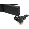Techly Trolley Floor Stand LCD/LED/Plasma 23 inch-55 inch, 58.4 cm (23 inch), 139.7 cm (55 inch), 50 x 50 mm, 400 x 400 mm, -15 - 15°, Must