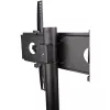 Techly Trolley Floor Stand LCD/LED/Plasma 23 inch-55 inch, 58.4 cm (23 inch), 139.7 cm (55 inch), 50 x 50 mm, 400 x 400 mm, -15 - 15°, Must