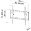 Techly Tilt Wall Mount for LED LCD TV 23-55 Must” ICA-PLB 161M