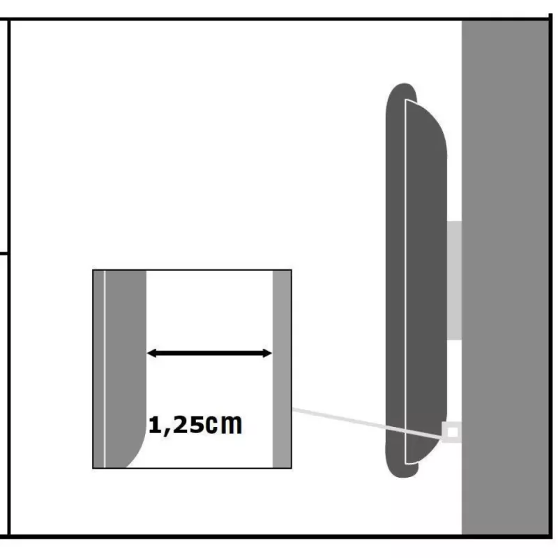 Techly 13-37 tolli seinakinnitus LED LCD TV jaoks fikseeritud” ICA-LCD 114