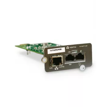 Vertiv Liebert IntelliSlot Unity Card, Sisemine, Juhtmega ühendatav, RJ-45, Ethernet, 100 Mbit/s