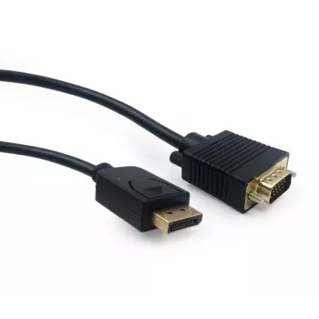 GEMBIRD DisplayPort–VGA adapterkaabel 2,0 m, must