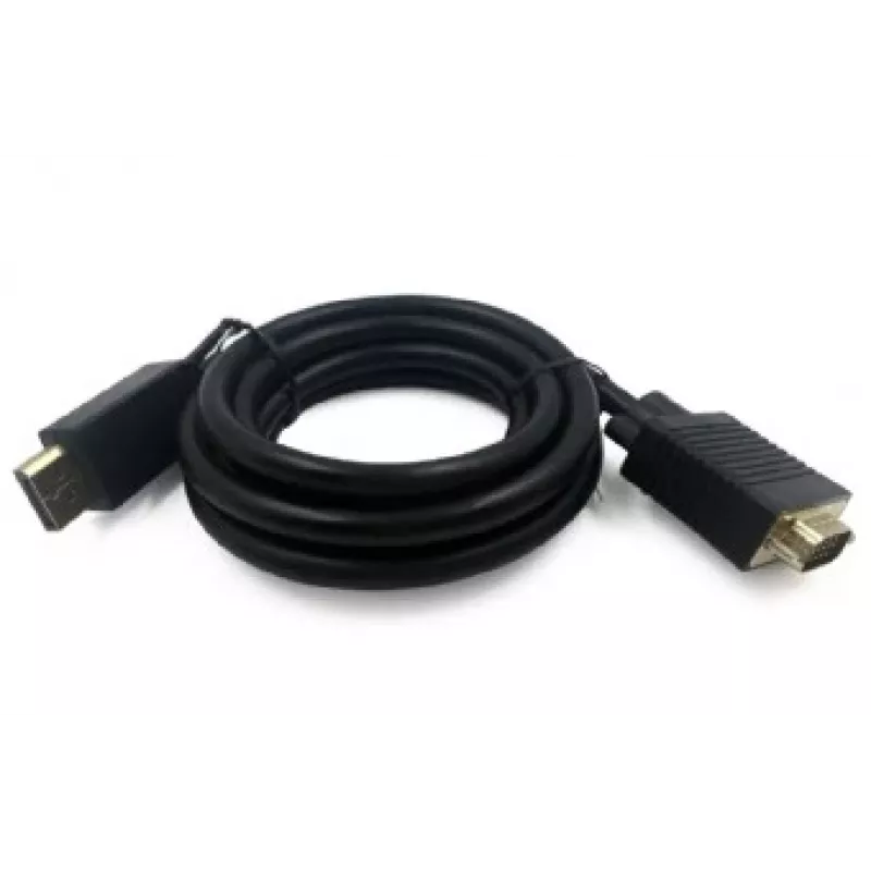 GEMBIRD DisplayPort–VGA adapterkaabel 2,0 m, must