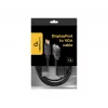 GEMBIRD DisplayPort–VGA adapterkaabel 2,0 m, must