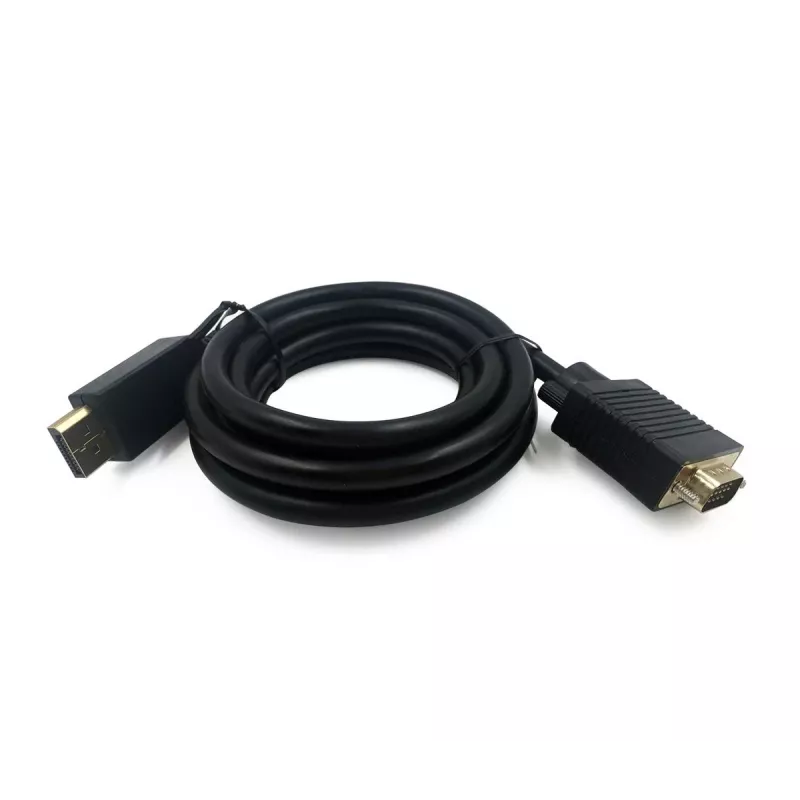 GEMBIRD DisplayPort–VGA adapterkaabel 2,0 m, must