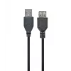 GEMBIRD USB 2.0 pikenduskaabel, 0,75 m - Must