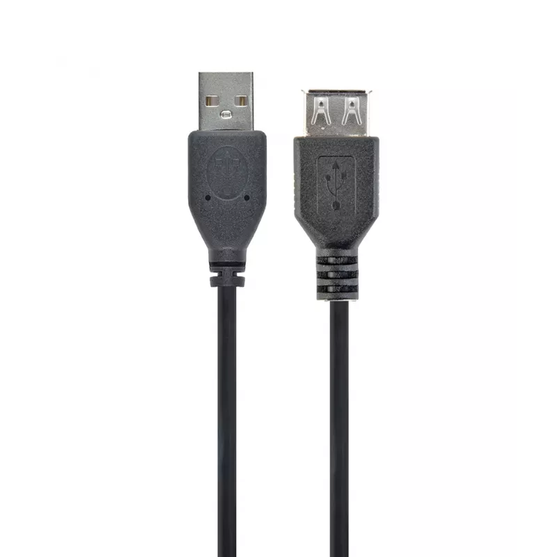 GEMBIRD USB 2.0 pikenduskaabel, 0,75 m - Must