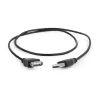 GEMBIRD USB 2.0 pikenduskaabel, 0,75 m - Must