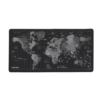 hiir pad NATEC Time Zone Map Maxi — kangas 400×800 mm, 2.5 mm, veekindel, libisemiskindel