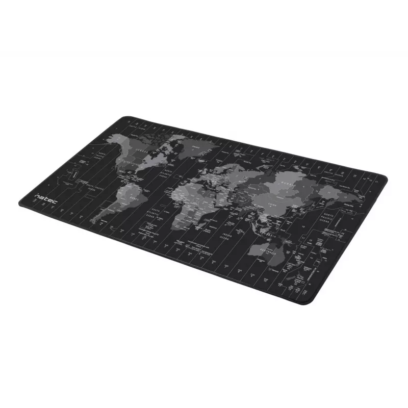 hiir pad NATEC Time Zone Map Maxi — kangas 400×800 mm, 2.5 mm, veekindel, libisemiskindel