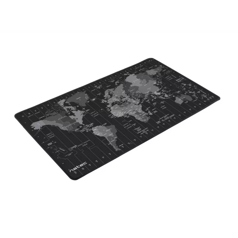 hiir pad NATEC Time Zone Map Maxi — kangas 400×800 mm, 2.5 mm, veekindel, libisemiskindel