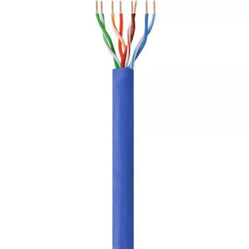 Võrgukaabel TECHLY Cat6 U/UTP ITP6-CCA-305-BL, 305 m, 23 AWG solid, 250 MHz, sinine, PVC mantliga