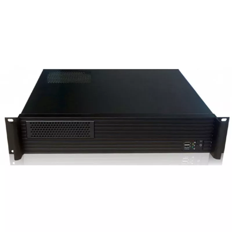 Serveri korpus TECHLY I-CASE IPC-240L, 2U, micro ATX, 4x 3.5 tolli pesa, 1x 5.25 tolli pesa, 465x400x88.8 mm, must