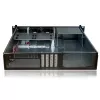 Serveri korpus TECHLY I-CASE IPC-240L, 2U, micro ATX, 4x 3.5 tolli pesa, 1x 5.25 tolli pesa, 465x400x88.8 mm, must