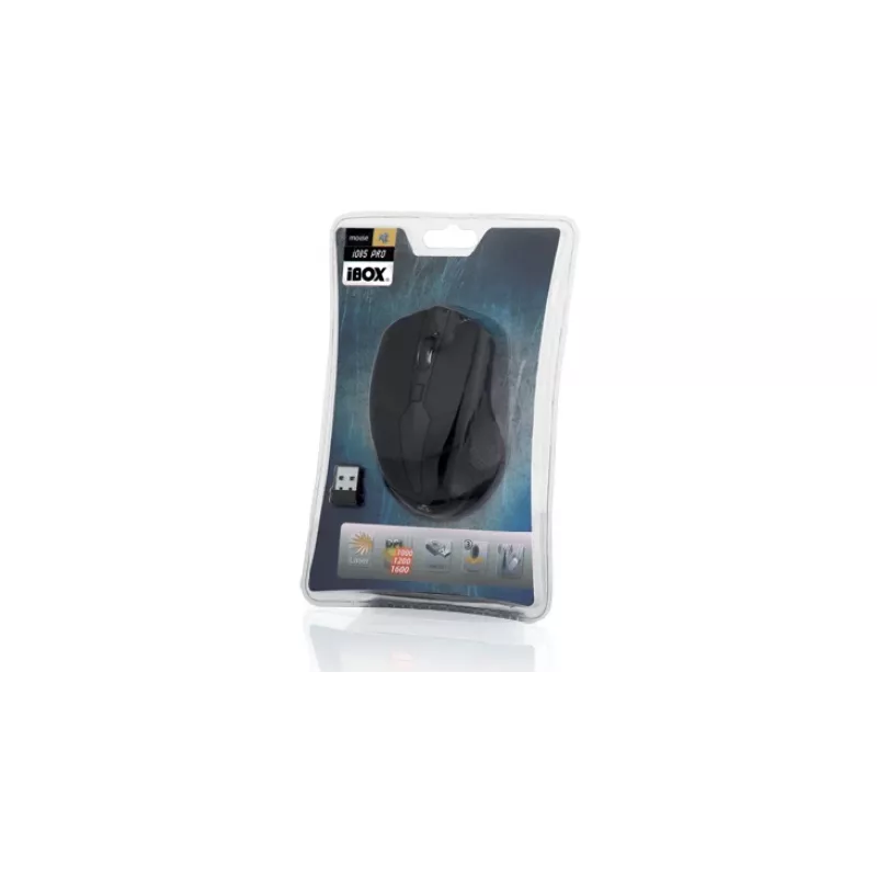 IBOX I005 Pro - Hiir mõlemakäeline Rf juhtmevaba laser 1600 Dpi