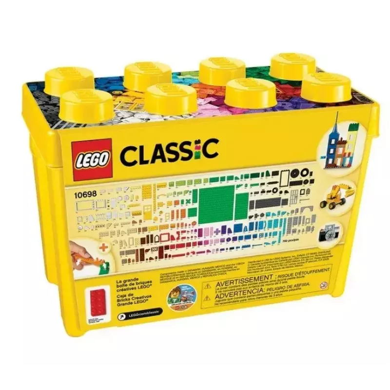 Ehituskomplekt LEGO Classic 10698 — 790 klotsi, mitmevärviline, 33 värvi, sisaldab rohelisi alusplaate ja tarvikuid