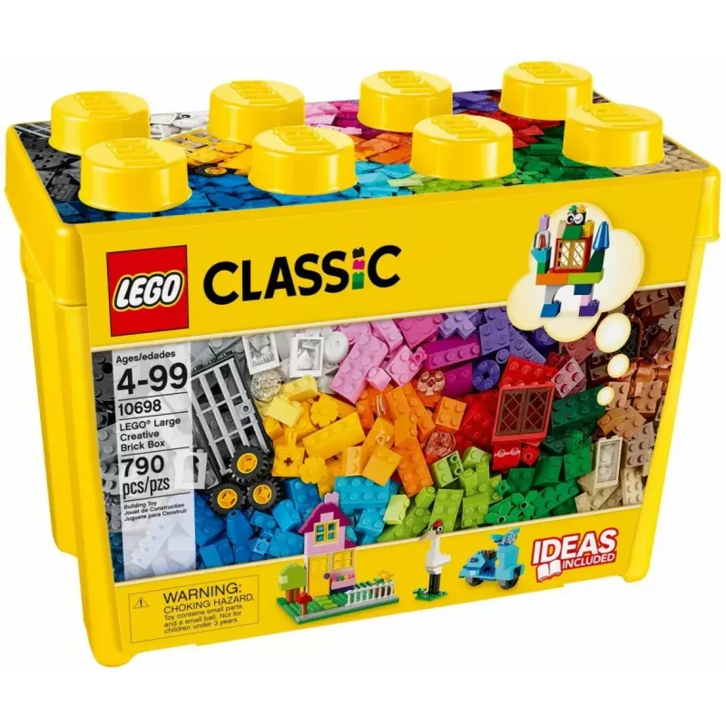 Ehituskomplekt LEGO Classic 10698 — 790 klotsi, mitmevärviline, 33 värvi, sisaldab rohelisi alusplaate ja tarvikuid