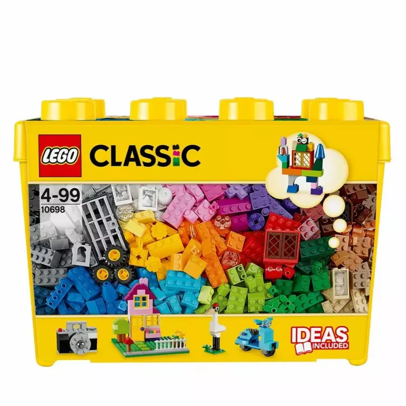 Ehituskomplekt LEGO Classic 10698 — 790 klotsi, mitmevärviline, 33 värvi, sisaldab rohelisi alusplaate ja tarvikuid