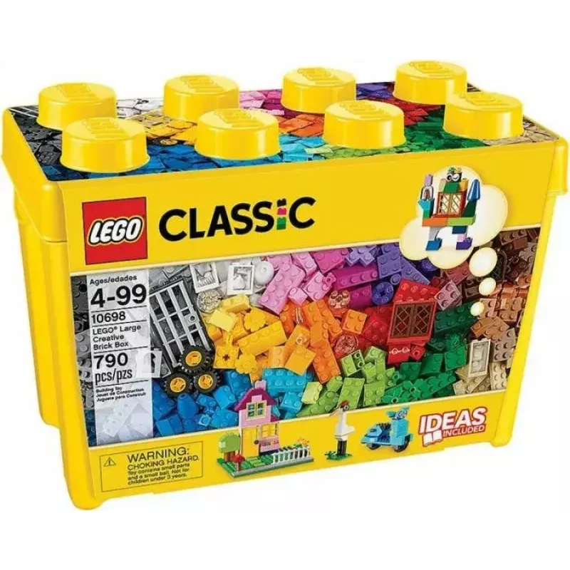 Ehituskomplekt LEGO Classic 10698 — 790 klotsi, mitmevärviline, 33 värvi, sisaldab rohelisi alusplaate ja tarvikuid
