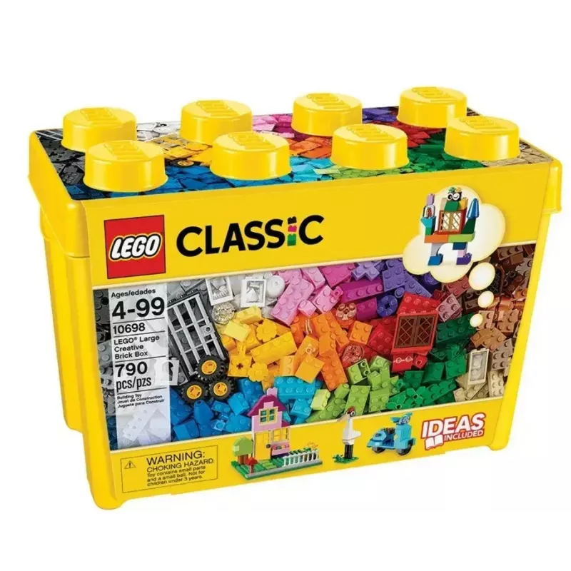Ehituskomplekt LEGO Classic 10698 — 790 klotsi, mitmevärviline, 33 värvi, sisaldab rohelisi alusplaate ja tarvikuid