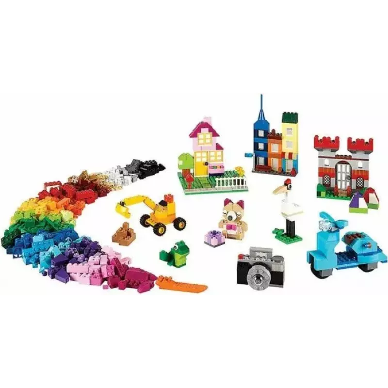 Ehituskomplekt LEGO Classic 10698 — 790 klotsi, mitmevärviline, 33 värvi, sisaldab rohelisi alusplaate ja tarvikuid