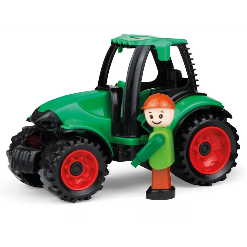 Lena Truckies Traktor, Traktor, 2 a, Plastik, Must, Roheline