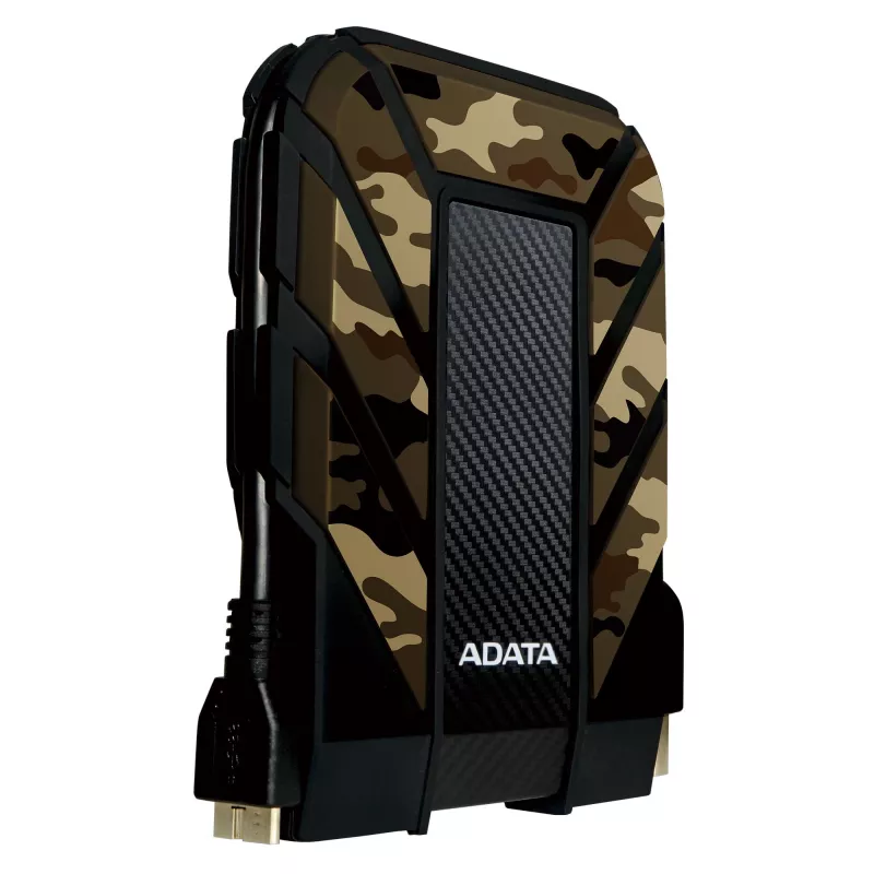 Väline HDD ADATA HD710M Pro 2TB USB 3.2 Gen 1 (USB Type-A / Micro-USB B) kamuflaaž, põrutuskindel